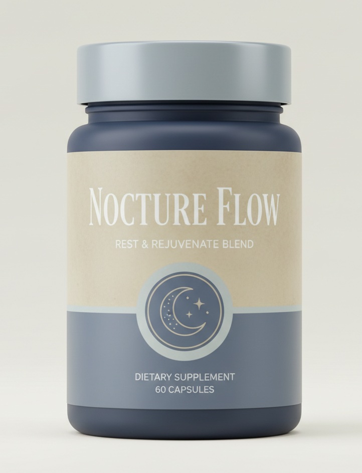 Nocture Flow plant-based daily complex supplement bottle